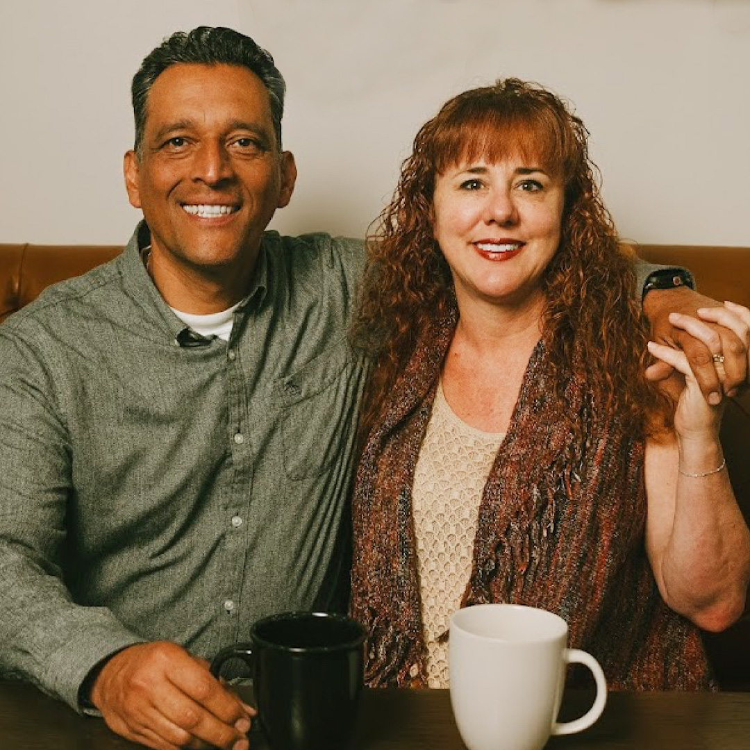 Pastors Rafael & Lorisa Robles having coffee