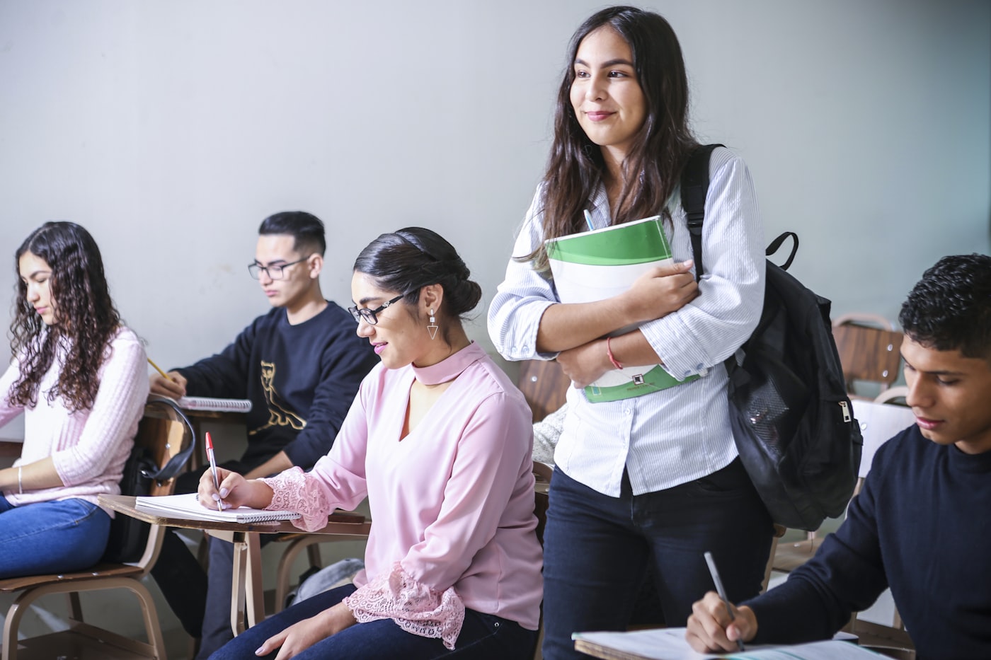 Youth studying together